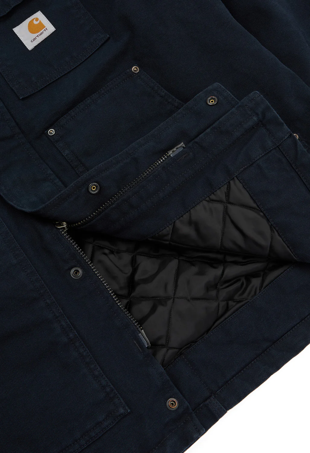 Carhartt WIP Ambel Coat - Deep Night / Deep Night - Image 8