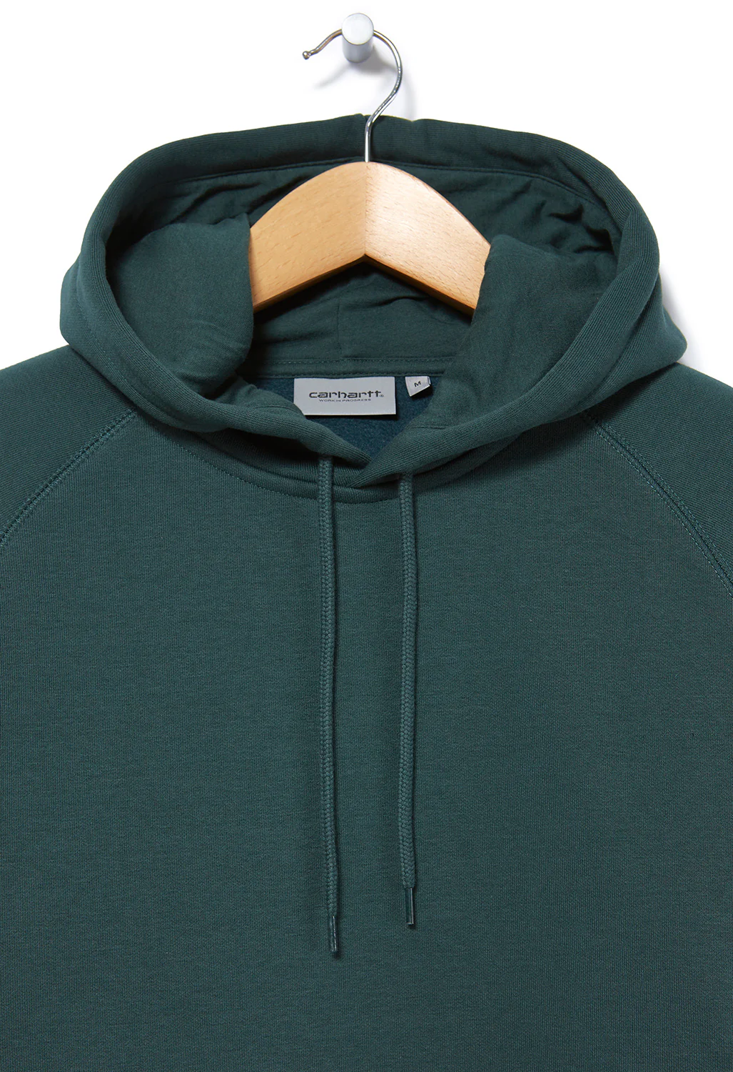 Carhartt WIP Chase Men's Hooded Sweatshirt - Juniper/Gold - Image 3