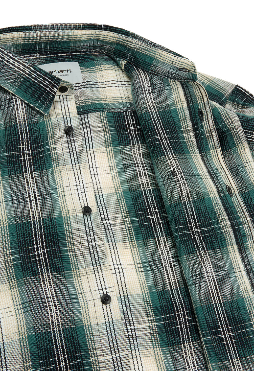 Carhartt Wip Long Sleeved Blanton Shirt - Blanton Check / Malachite - Image 5