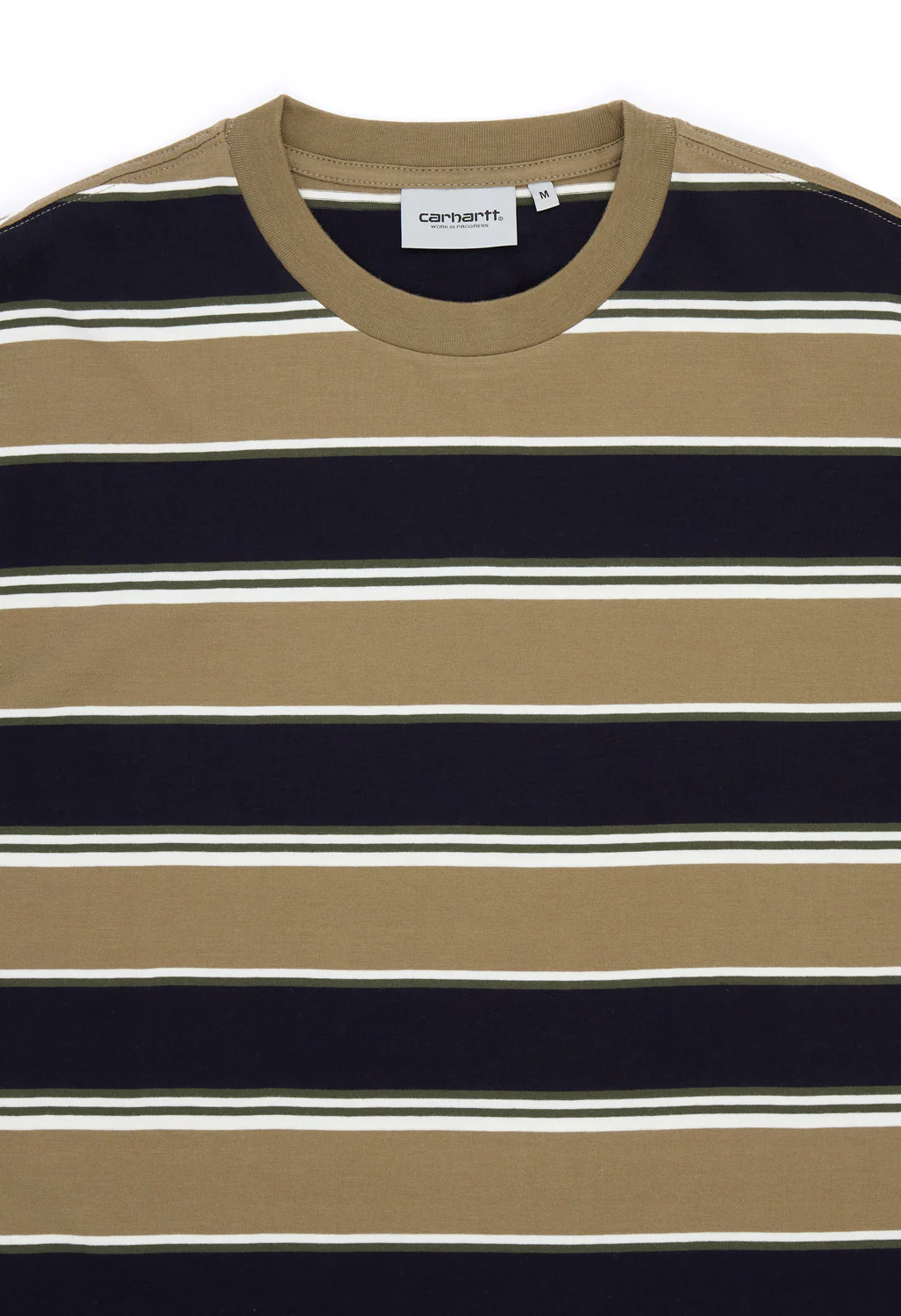 Carhartt WIP Malone T-Shirt - Malone Stripe, Brass - Image 3