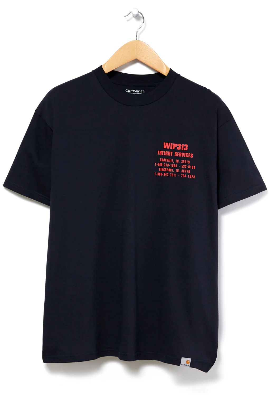 Carhartt WIP Men's Freight Services T-Shirt - Dark Navy - Image 2