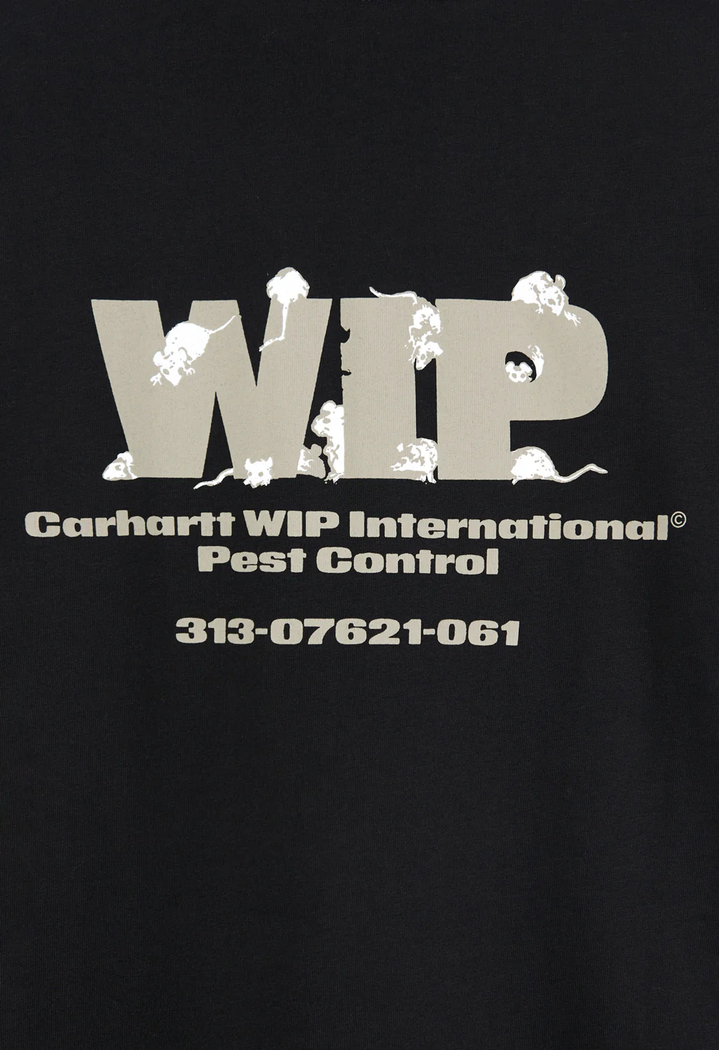 Carhartt WIP Men's Pest Control T-Shirt - Black - Image 4