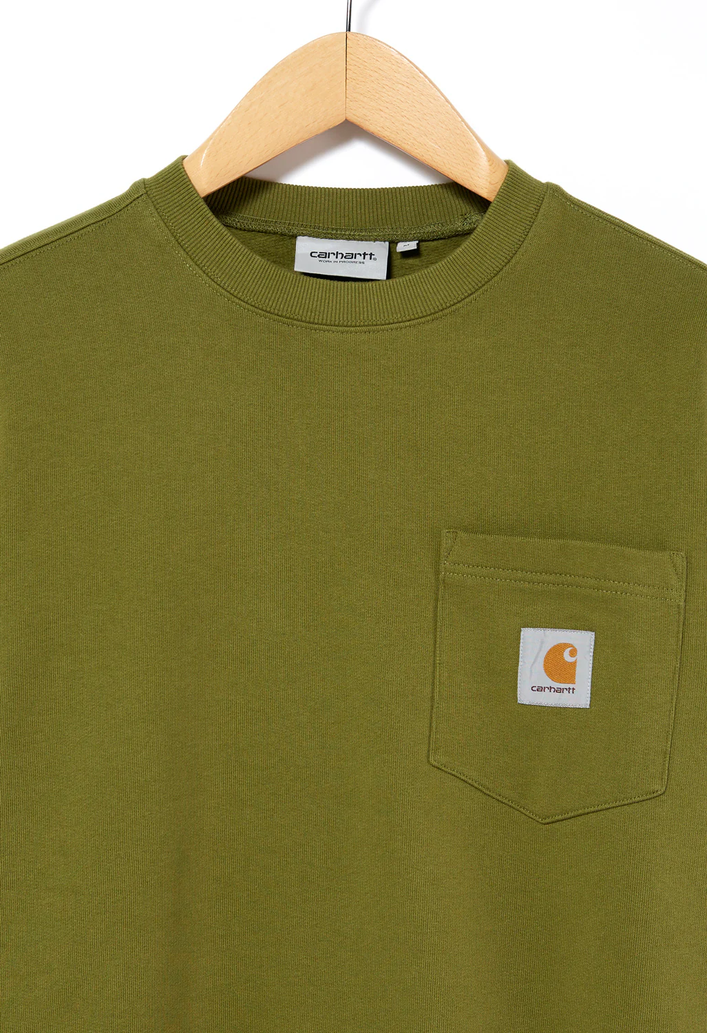 Carhartt WIP Men's Pocket Sweat - Kiwi - Image 3
