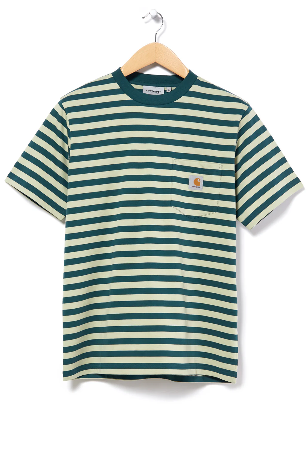 Carhartt WIP Men's Scotty Pocket T-Shirt - Scotty Stripe Botanic/Agave