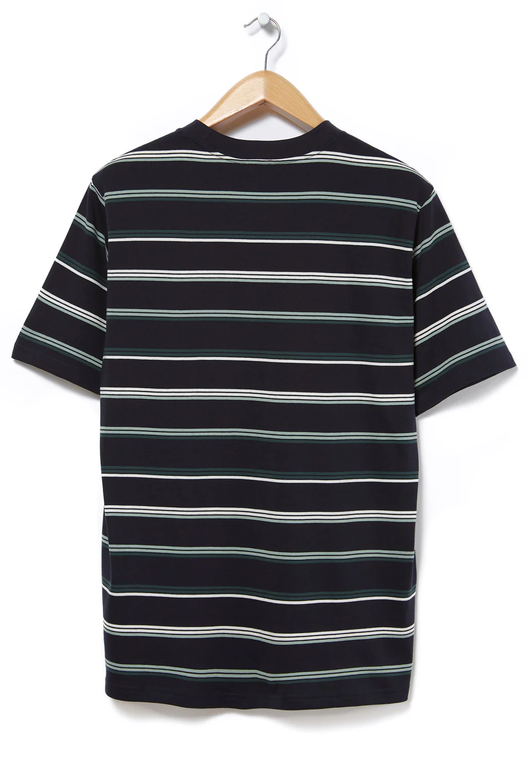 Carhartt WIP Vonn Men's T-Shirt - Vonn Stripe Dark Navy/Juniper/Juniper - Image 2