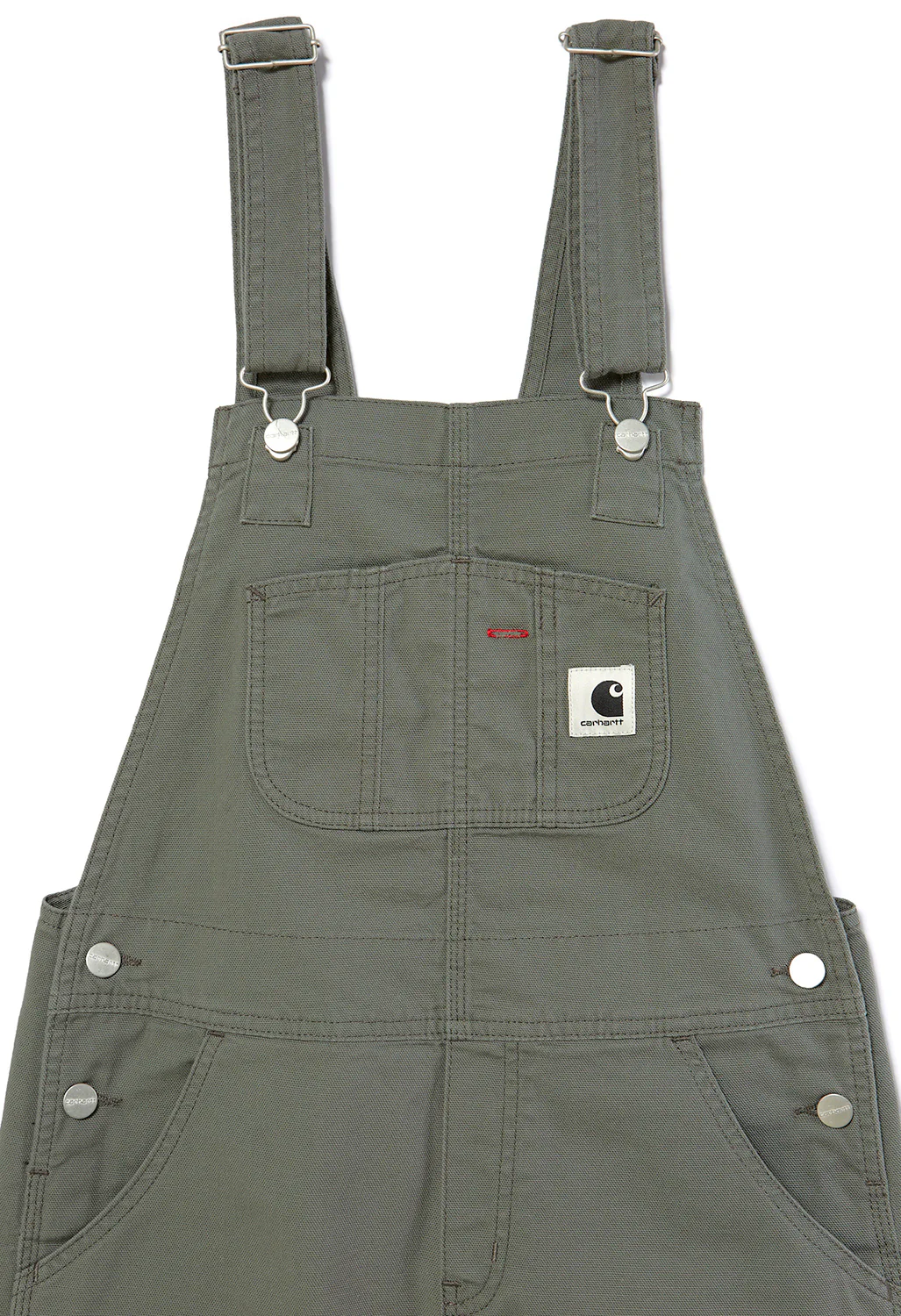 Carhartt WIP Women's Bib Overalls - Thyme - Image 3