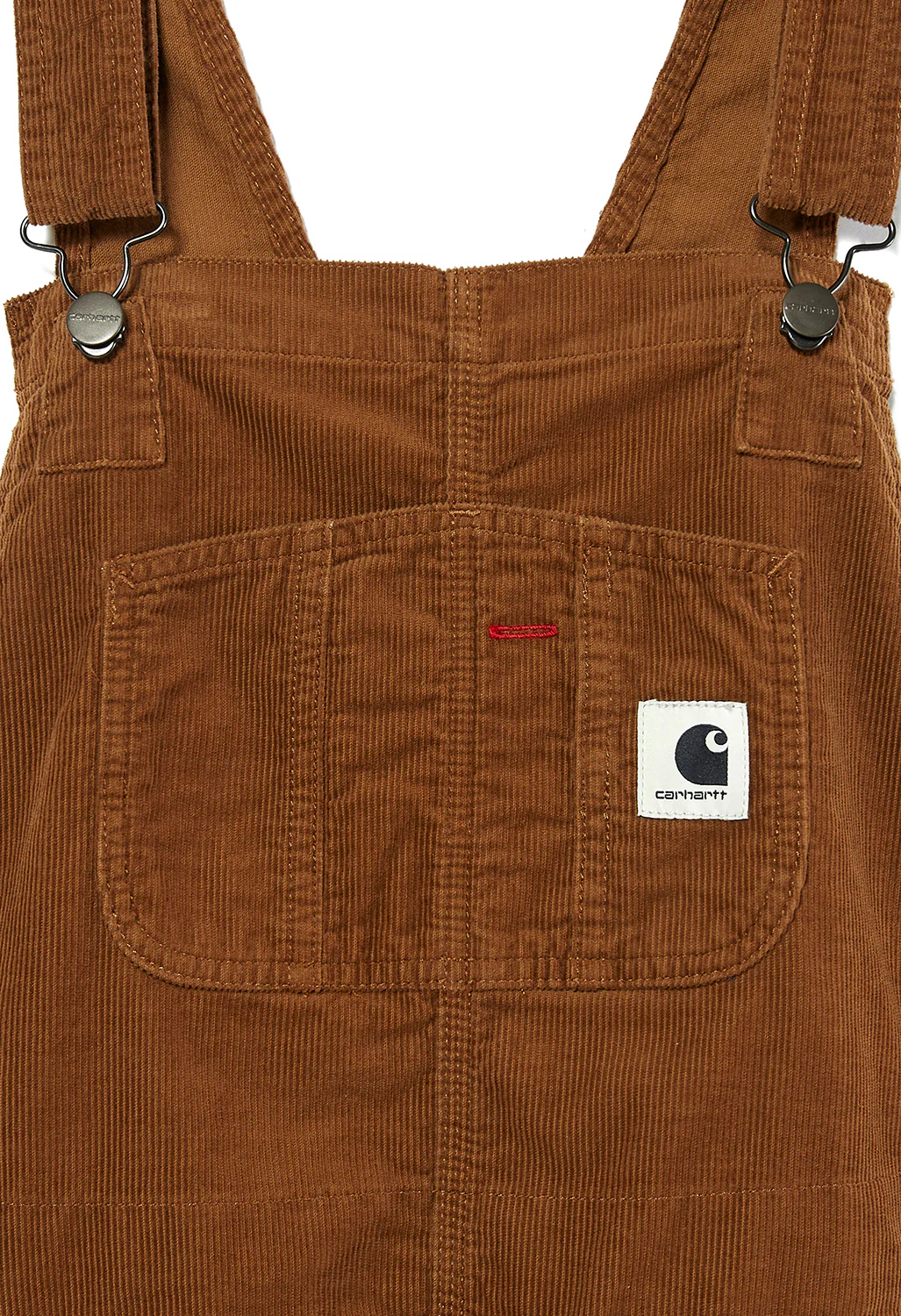 Carhartt WIP Women's Straight Bib Overalls - Hamilton Brown - Image 3