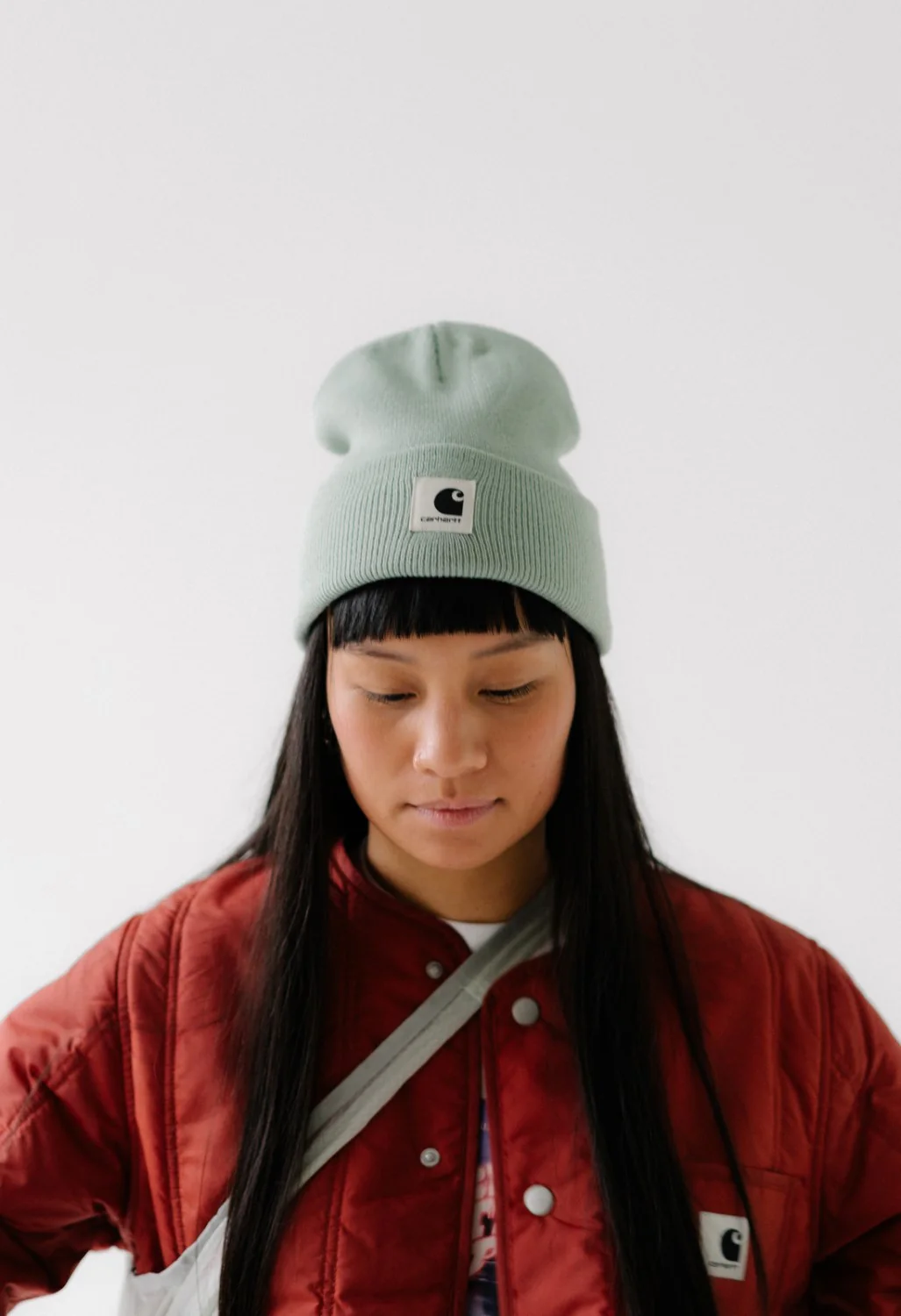 Carhartt WIP Women's Ashley Beanie - Frosted Green - Image 4