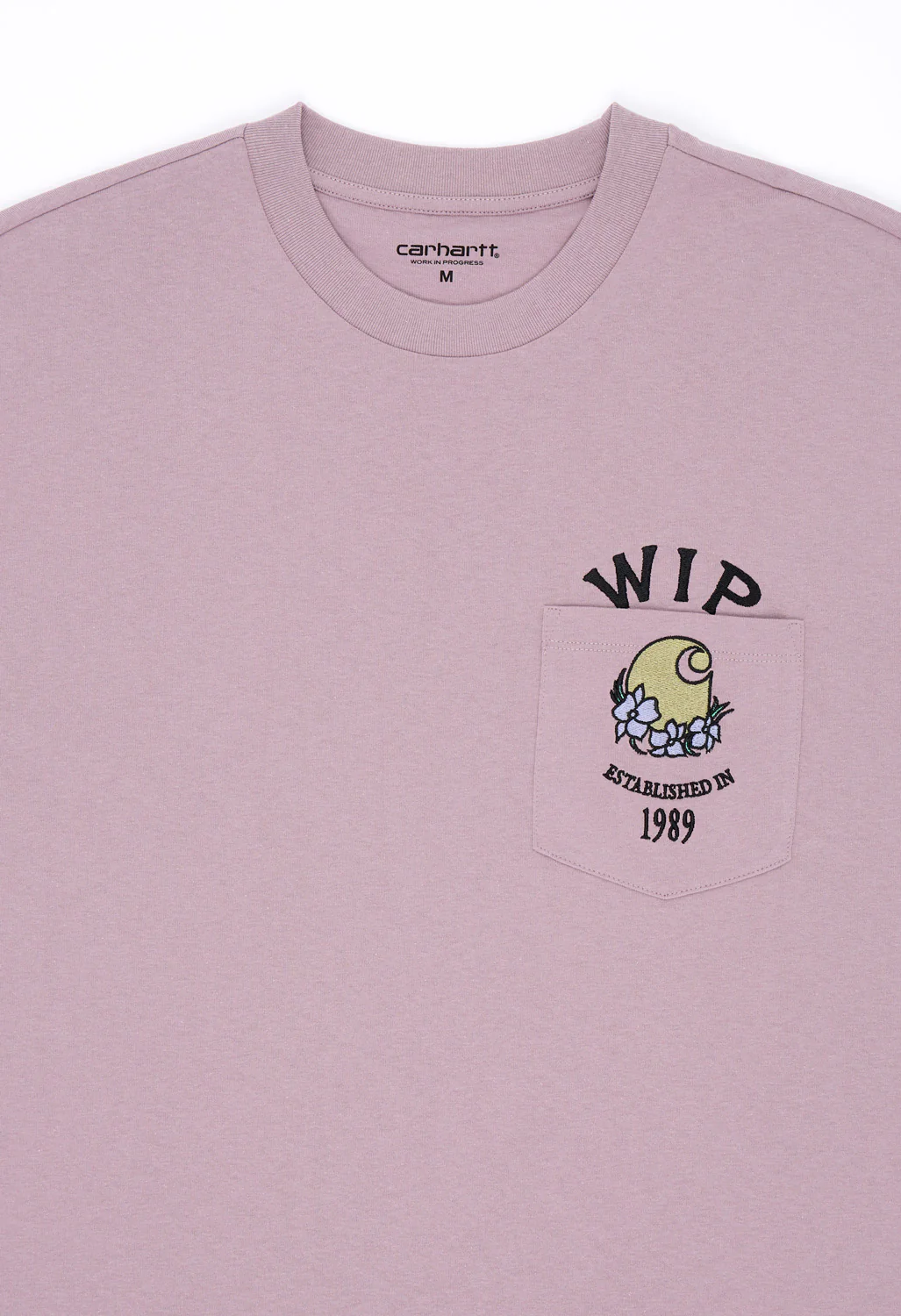 Carhartt WIP Women's Jubilee Long Sleeve Pocket T-Shirt - Pink Fog - Image 3
