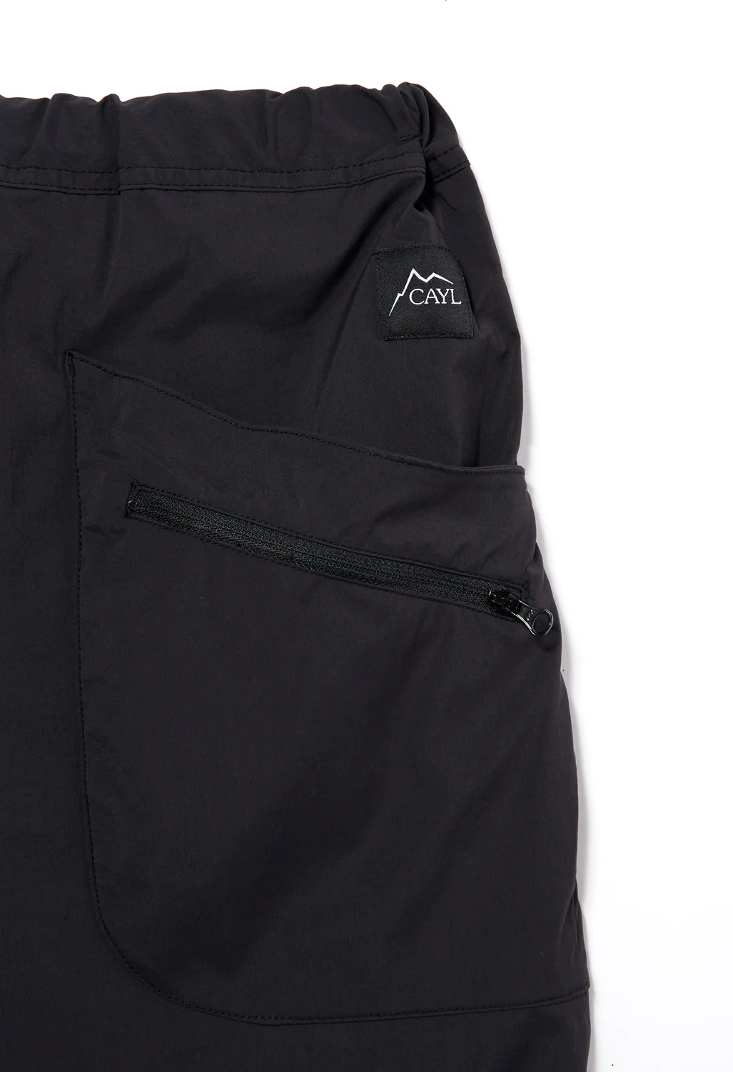 CAYL 8 Pocket Hiking Shorts - Black - Image 4