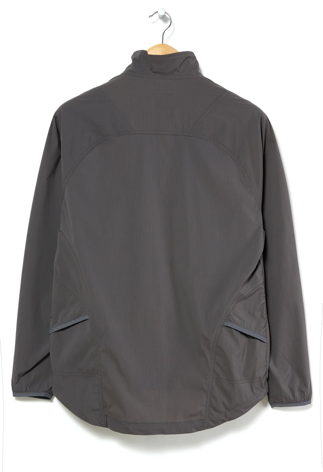CAYL Men's Stretch Nylon Half Zip Top - Grey - Image 2