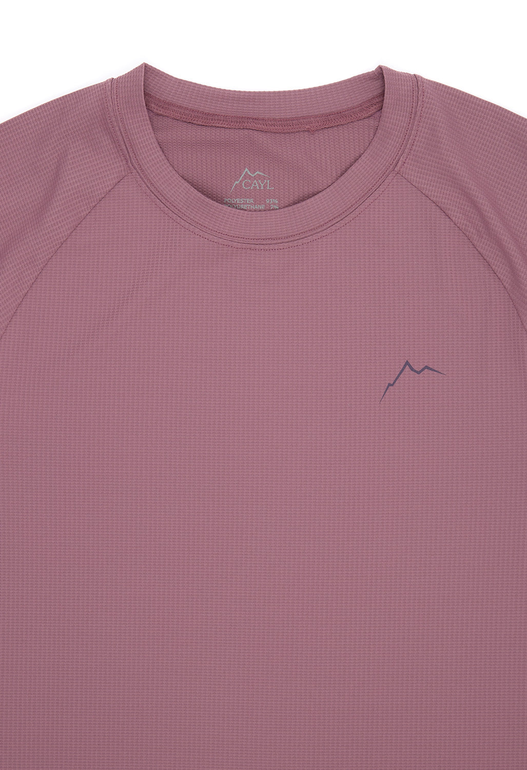 CAYL Men's Logo Air Short Sleeve T-Shirt - Grape - Image 3