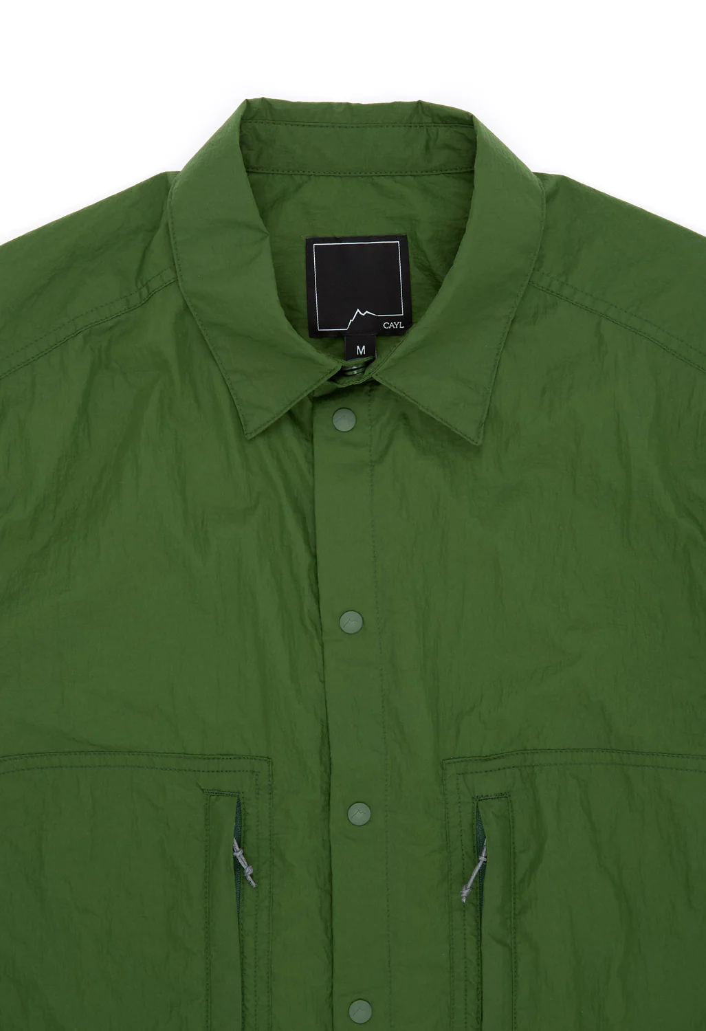 CAYL Men's Nylon Short Sleeve Hiker Shirt - Green - Image 3