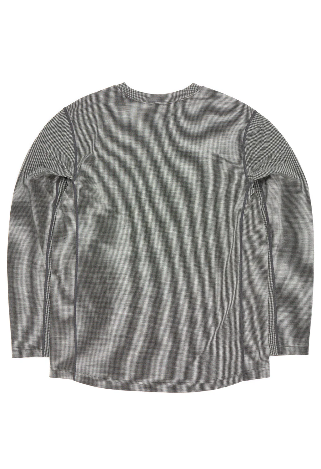 CAYL Wool Blend Long Sleeve T-Shirt - Charcoal - Image 2