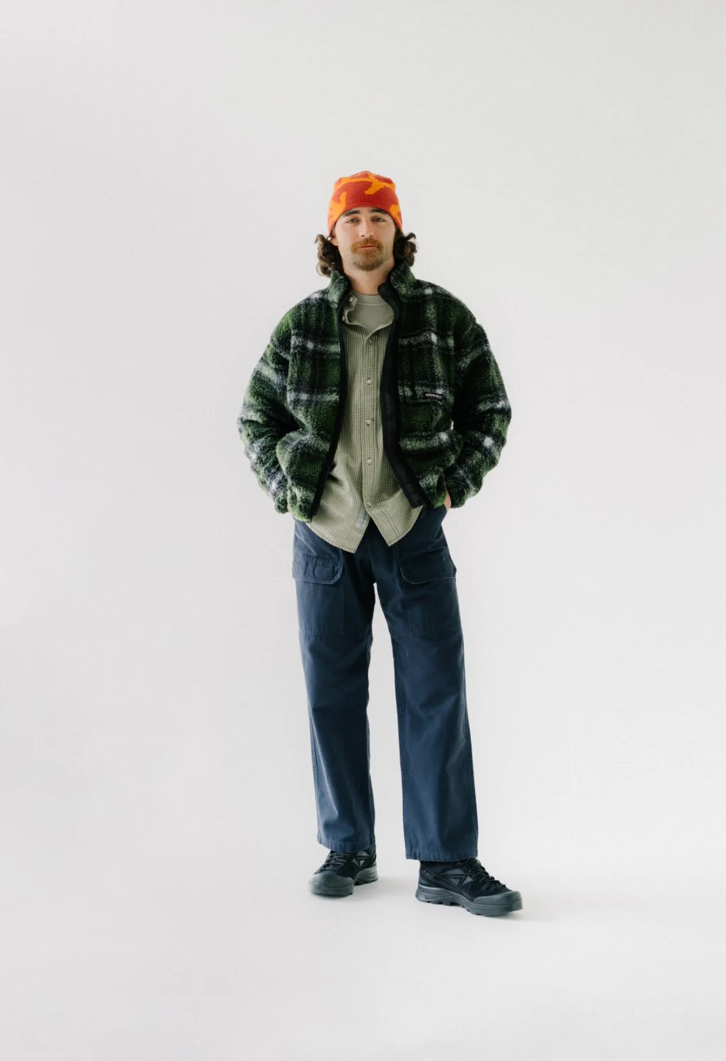 Gramicci Checkered Stance Shirt - Sierra Check Mint - Image 6