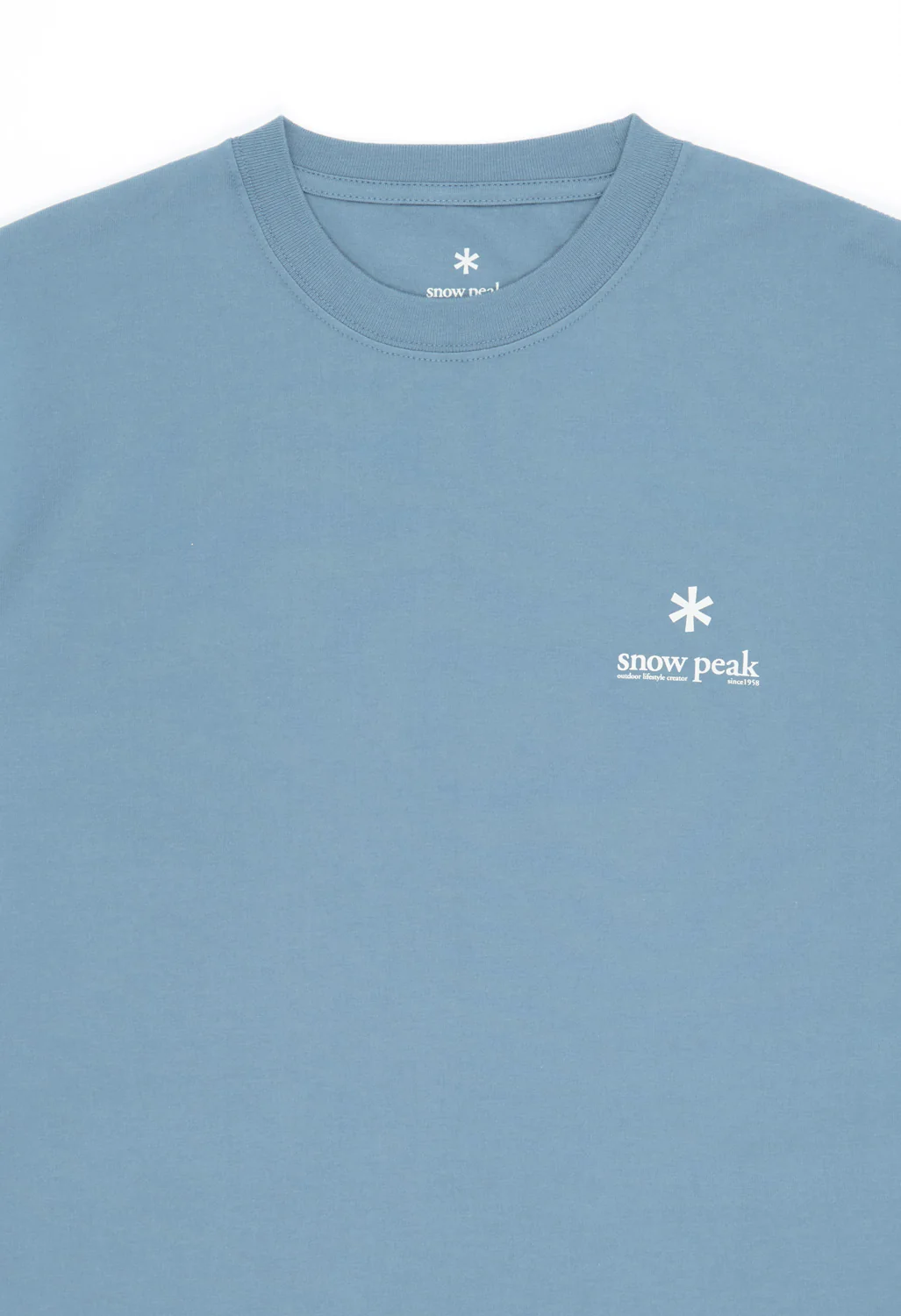 Snow Peak Choose Your Tent T-Shirt - Slate Blue - Image 3