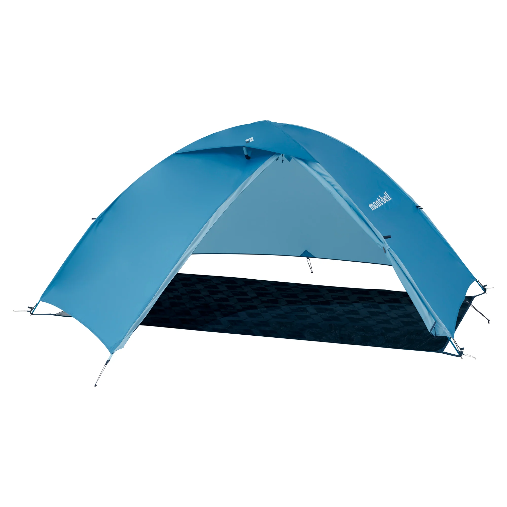 Montbell Chronos Dome 2 Footprint - Blue Black - Image 2