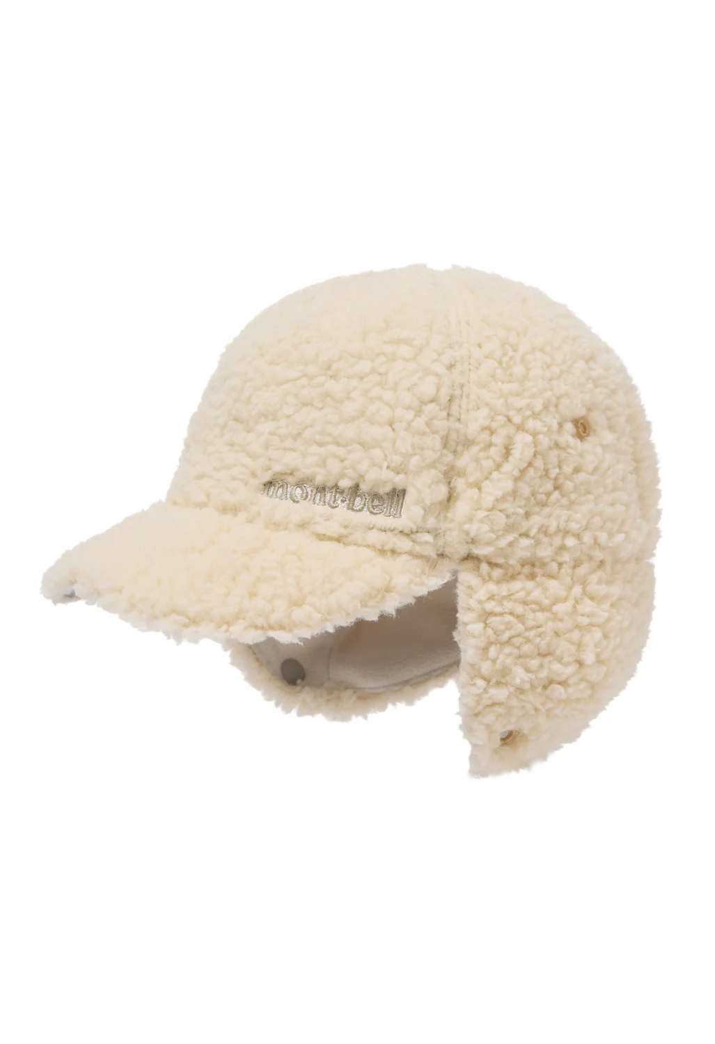 Montbell Climaplus Shearling Ear Warmer Cap - Ivory - Image 4
