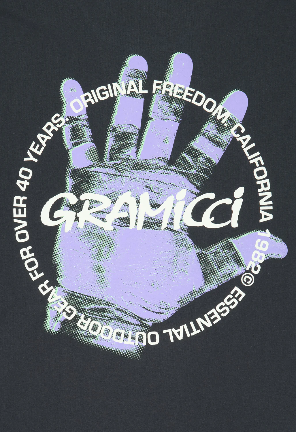 Gramicci Climber’s Hand Tee - Vintage Black - Image 4