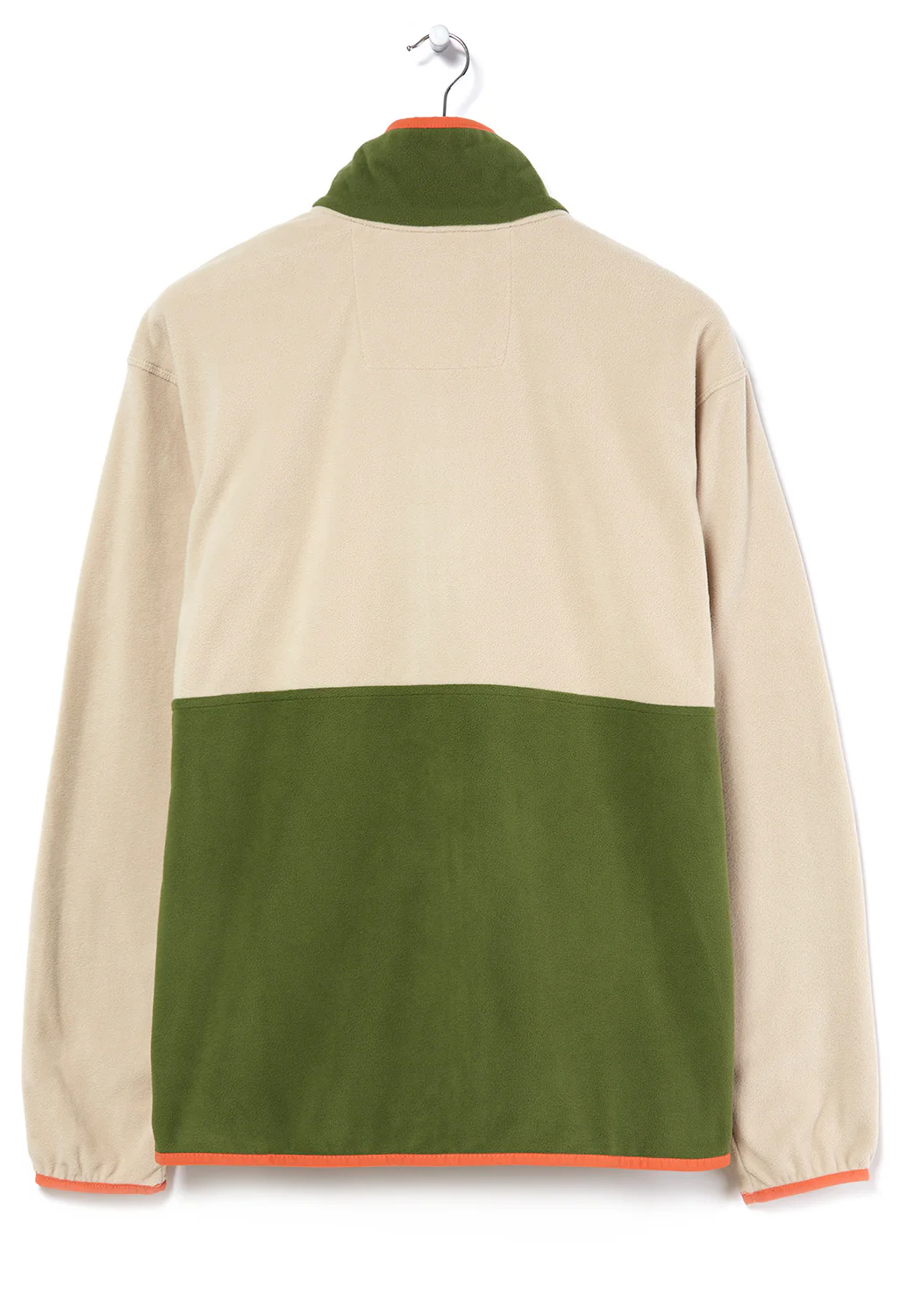 Columbia Men's Back Bowl Fleece Lightweight - Ancient Fossil/Pesto/Dusty Orange - Image 2