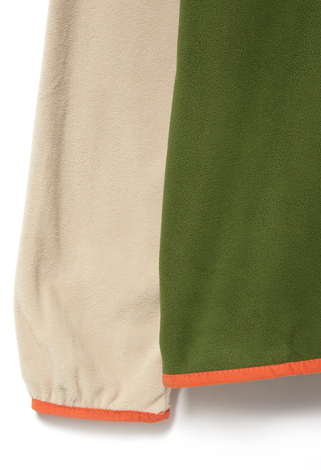 Columbia Men's Back Bowl Fleece Lightweight - Ancient Fossil/Pesto/Dusty Orange - Image 4