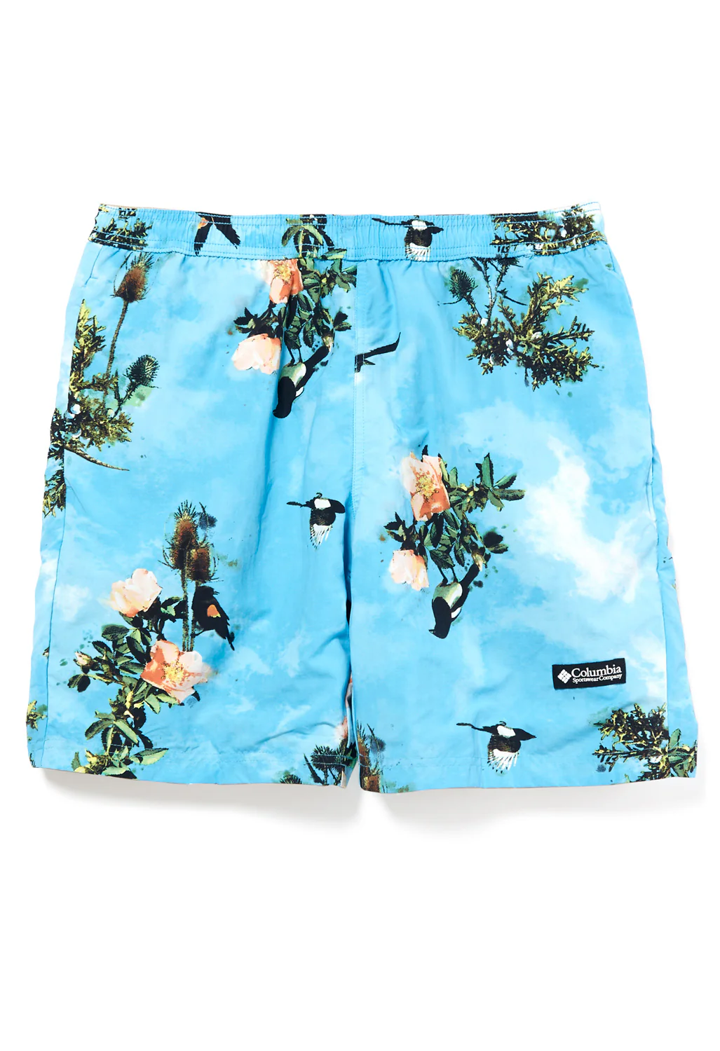 Columbia Men's Deschutes Valley Reversible Shorts - Ancient Fossil/Vista Blue - Image 4