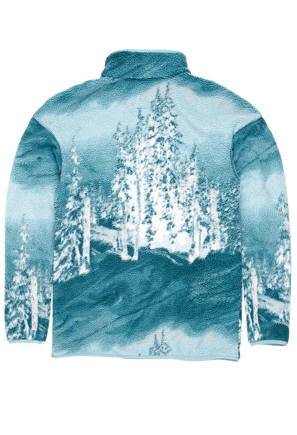Columbia Men's Helvetia Half Snap Fleece - Night Wave Solar Ski Print - Image 4