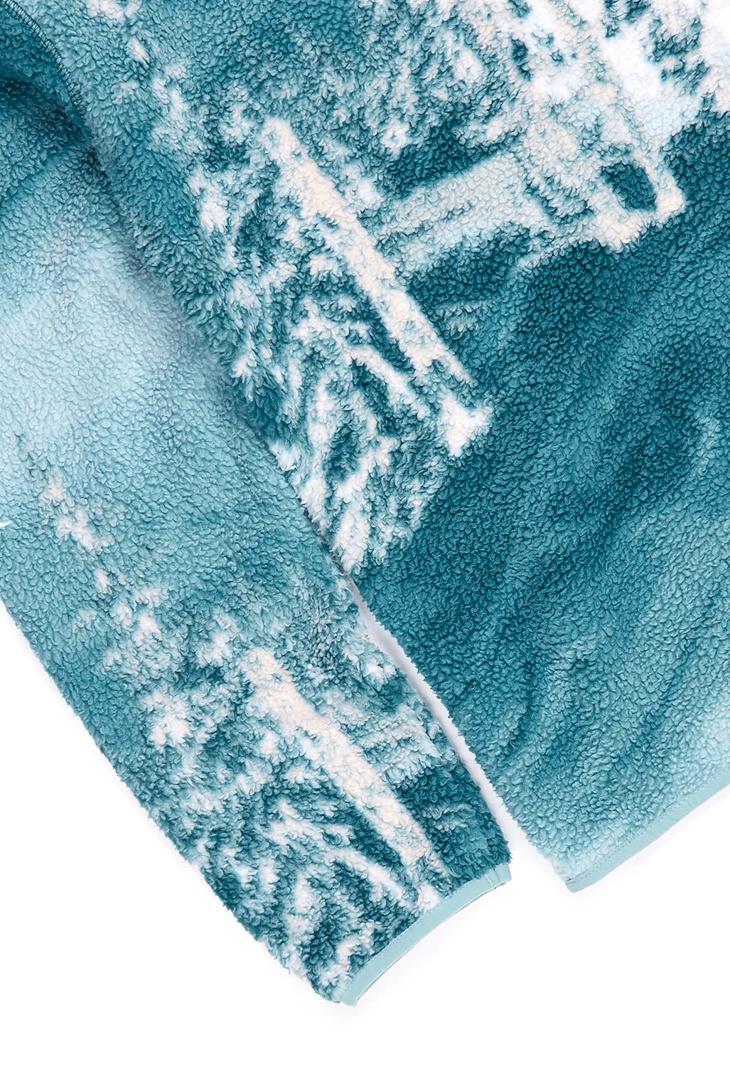 Columbia Men's Helvetia Half Snap Fleece - Night Wave Solar Ski Print - Image 8