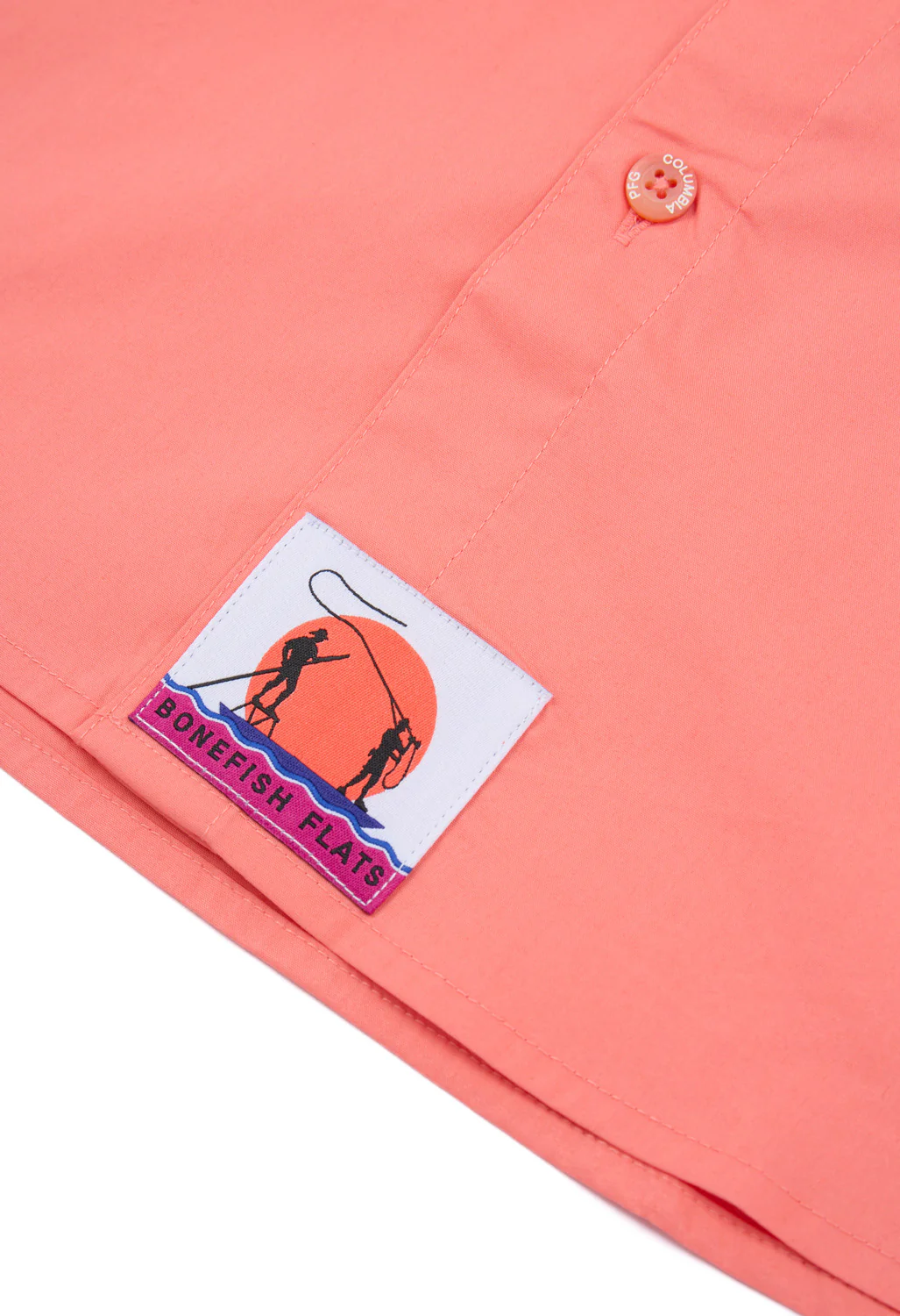 Columbia Men's Bonefish Flats Short Sleeve Shirt - Melonade - Image 5