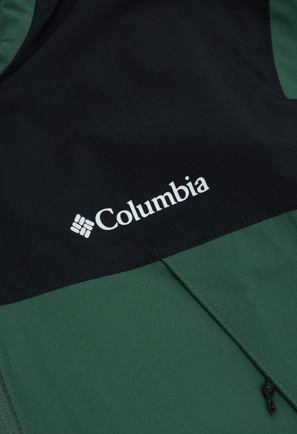 Columbia Men's Boulder Falls Jacket - Rain Forest, Black - Image 3