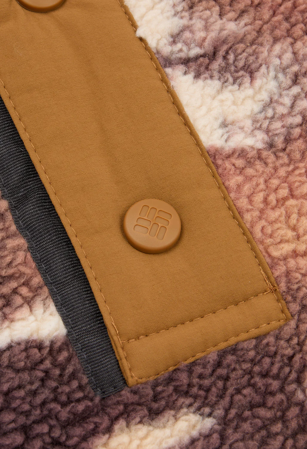 Columbia Men's Helvetia II Printed Half Snap Fleece - Camel Brown Sisters - Image 6