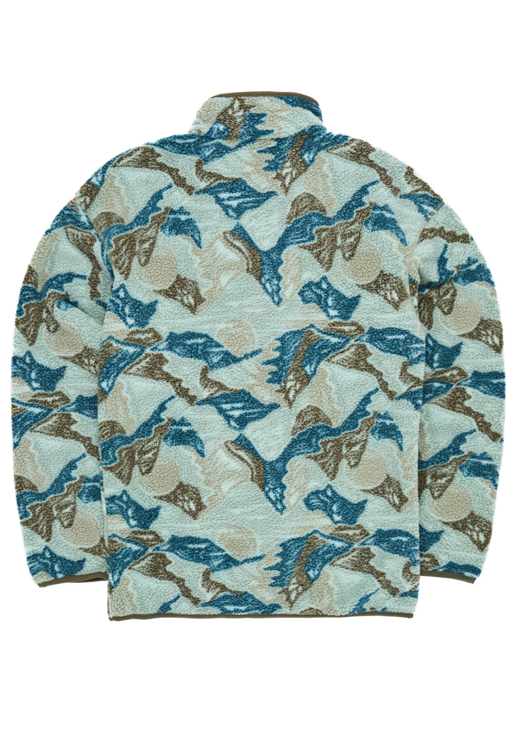 Columbia Men's Helvetia II Printed Half Snap Fleece - Safari / Sunscapes - Image 2