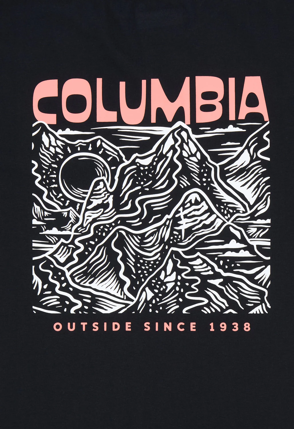 Columbia Women's Rolling Bend Graphic Oversize T-Shirt - Black, Mountainview - Image 4