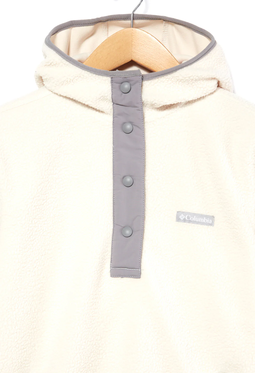 Columbia Women's Echo Hills Sherpa Hoodie - Chalk - Image 3