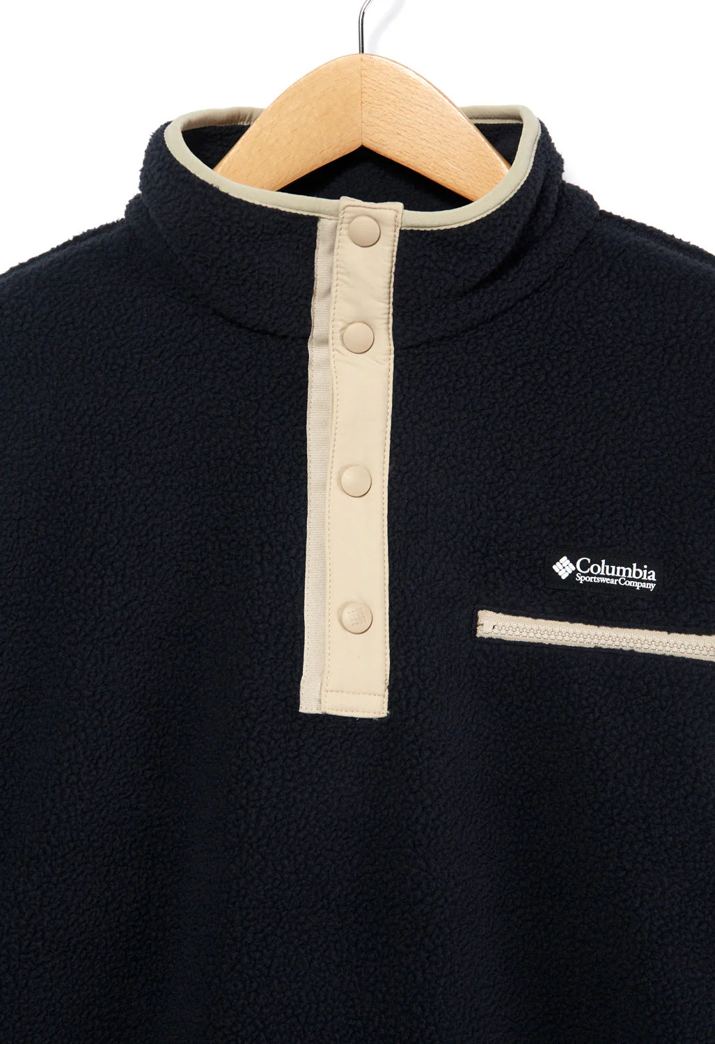 Columbia Women's Helvetia Cropped Half Snap Fleece - Black - Image 3