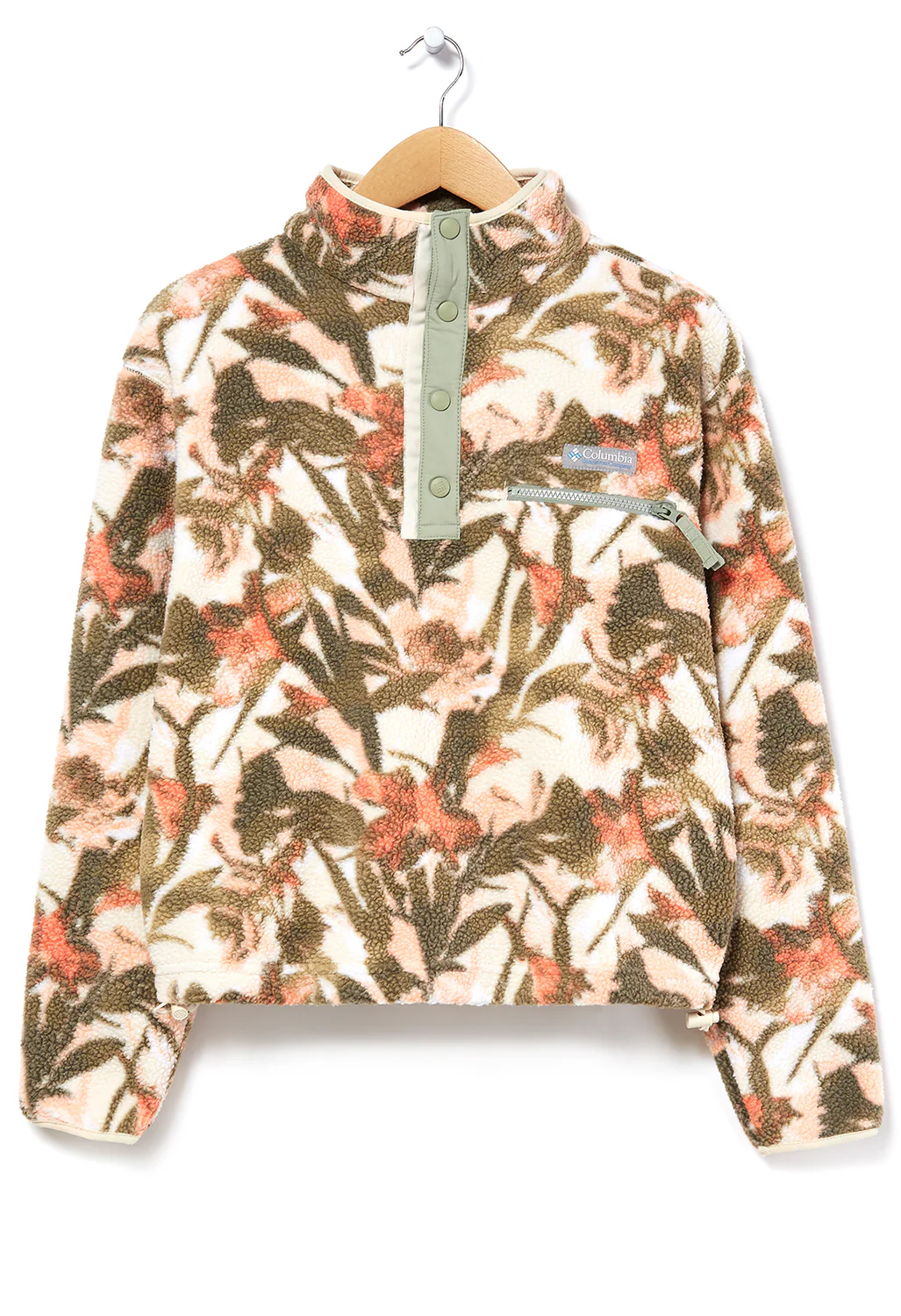 Columbia Women's Helvetia Cropped Half Snap Fleece - Print