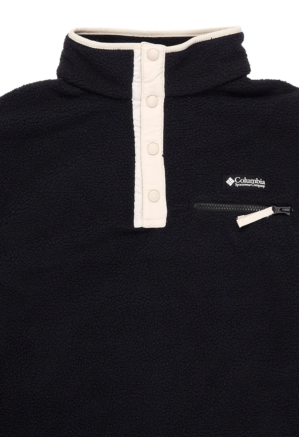 Columbia Women's Helvetia Cropped Half Snap Fleece - Black - Image 3