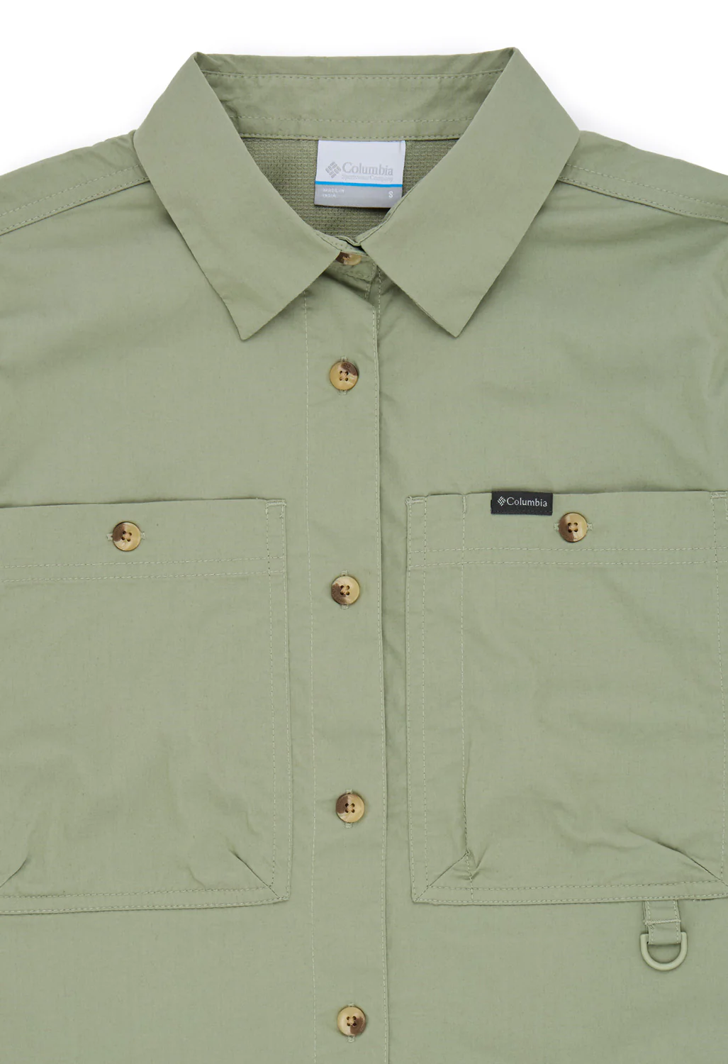 Columbia Women's Brea Falls Woven Short Sleeve - Safari - Image 3