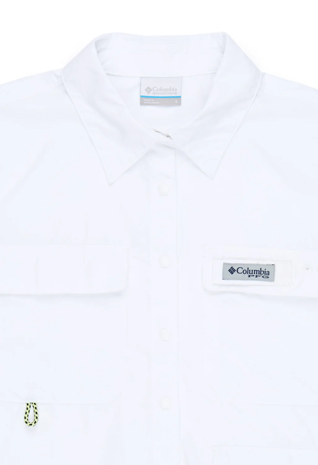 Columbia Women's PFG Open Water Short Sleeve Shirt - White - Image 3