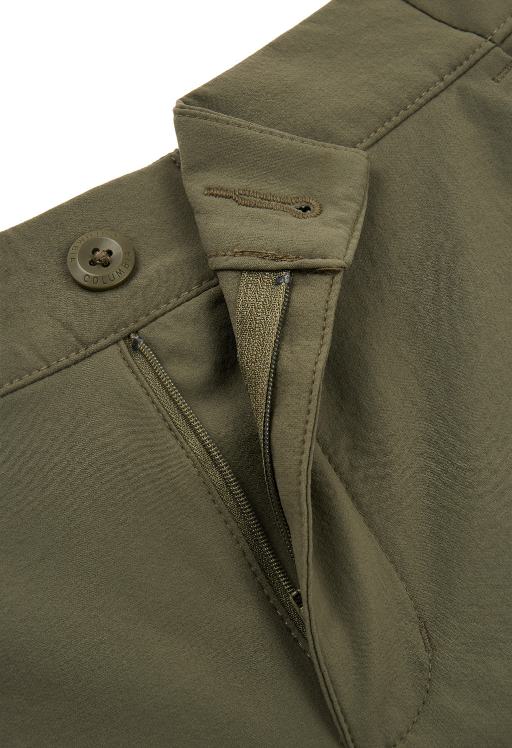 Columbia Women's Shale Ridge Shorts - Stone Green - Image 4