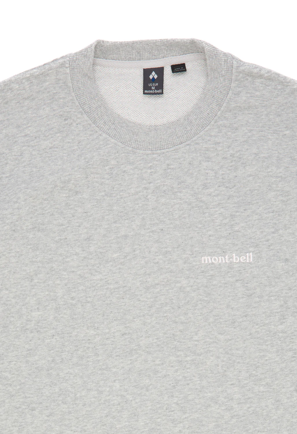 Montbell Cotton Lite Sweatshirt - Light Grey - Image 3