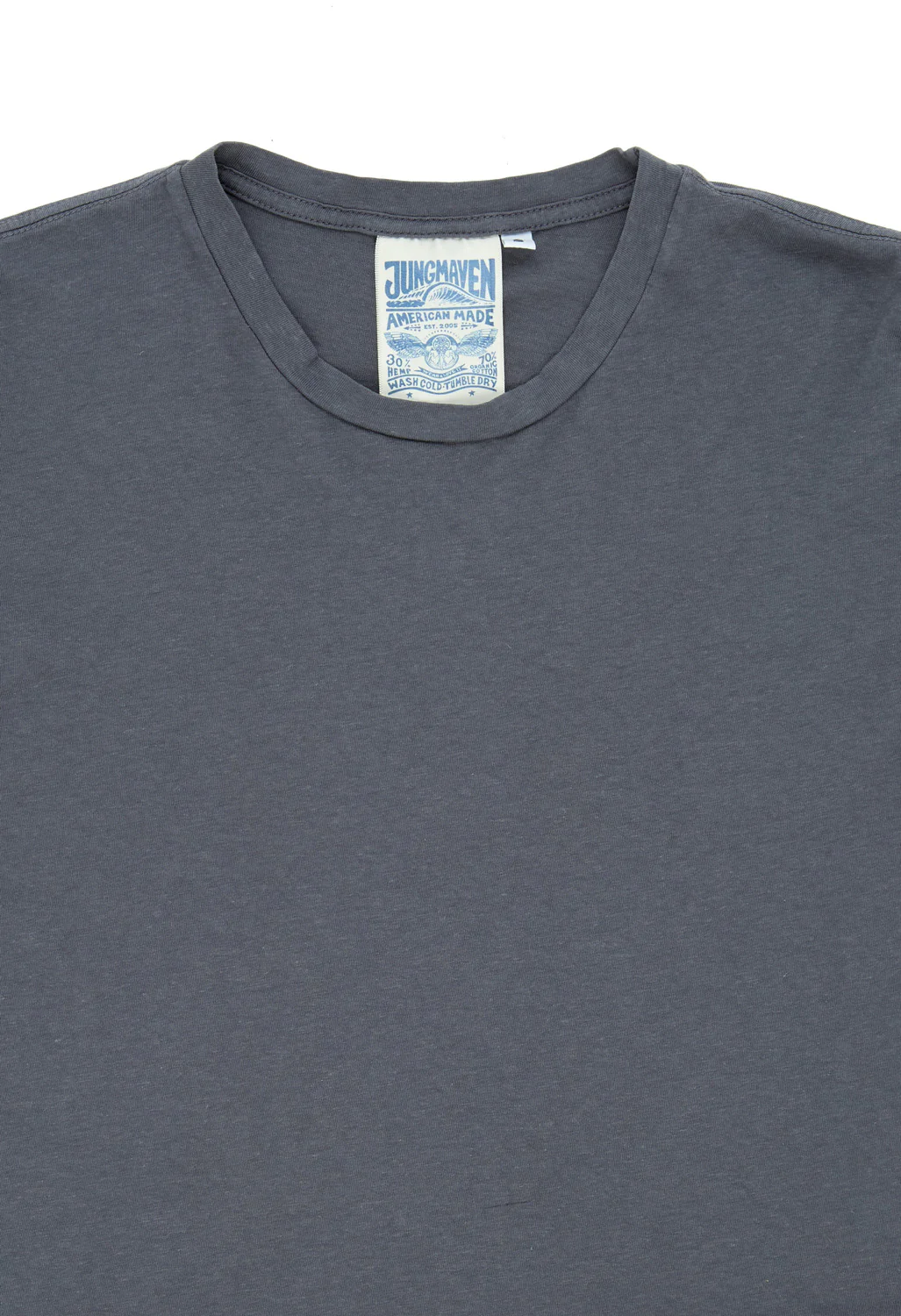 Jungmaven Women's Cropped Ojai Tee - Diesel Grey - Image 3