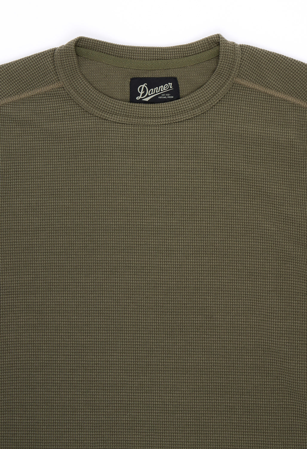 Danner Men's Santiam Waffle LS Tee - Dusty Olive - Image 3