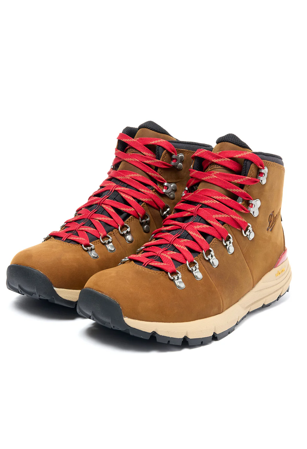 Danner Women's Mountain 600 Leaf 4.5" GTX Boots - Grizzly Brown / Rhodo Red - Image 3