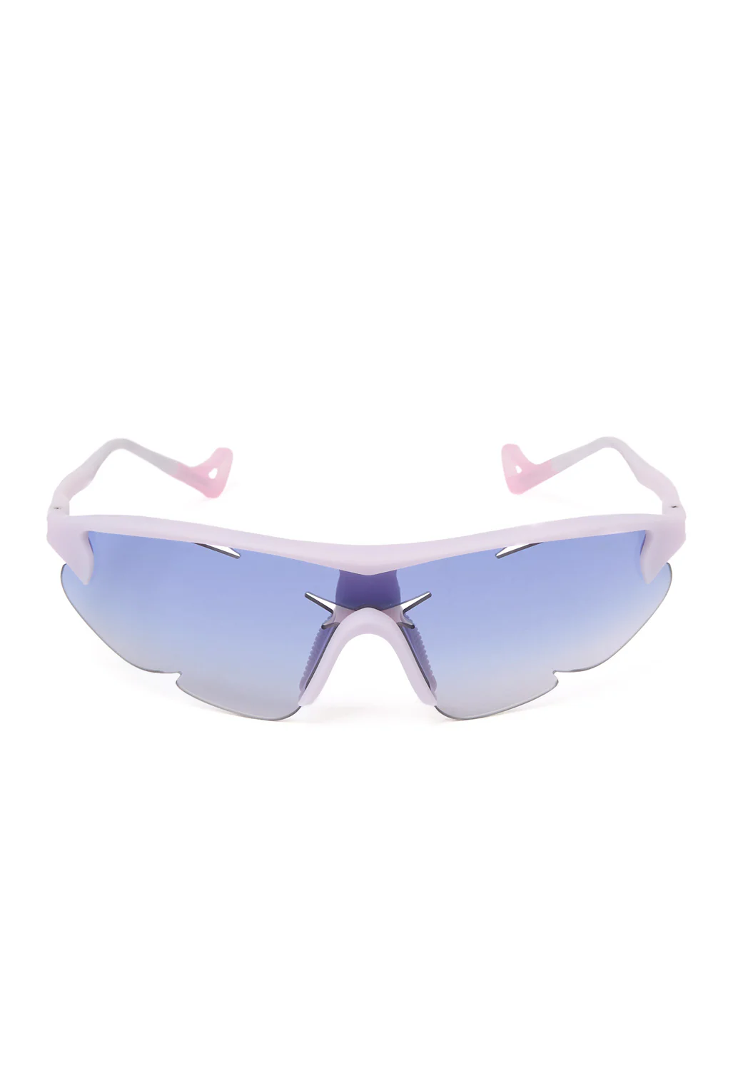 District Vision x Post Archive Faction Junya Racer Sunglasses - Iris / D+ Blue Gradient - Image 2