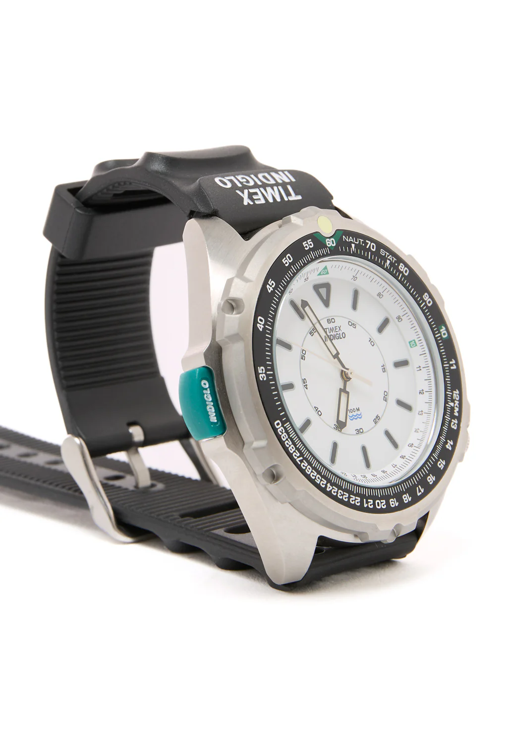 Timex Diver Reissue Watch - Stainless Steel / White / Black - Image 4