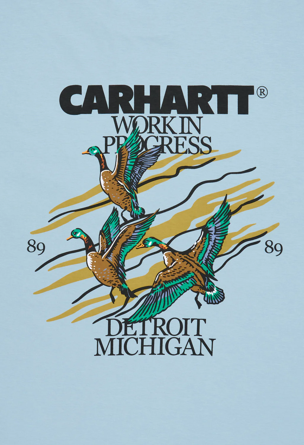 Carhartt WIP Ducks T-Shirt - Misty Sky - Image 4