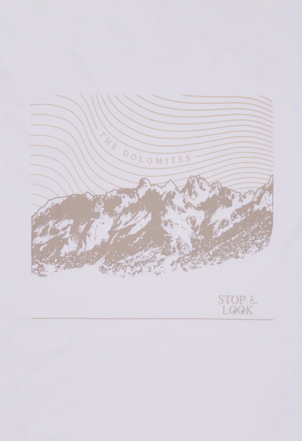 Columbia Duxbery Relaxed Long Sleeve Tee - White, Stop and Look Dolomites - Image 4