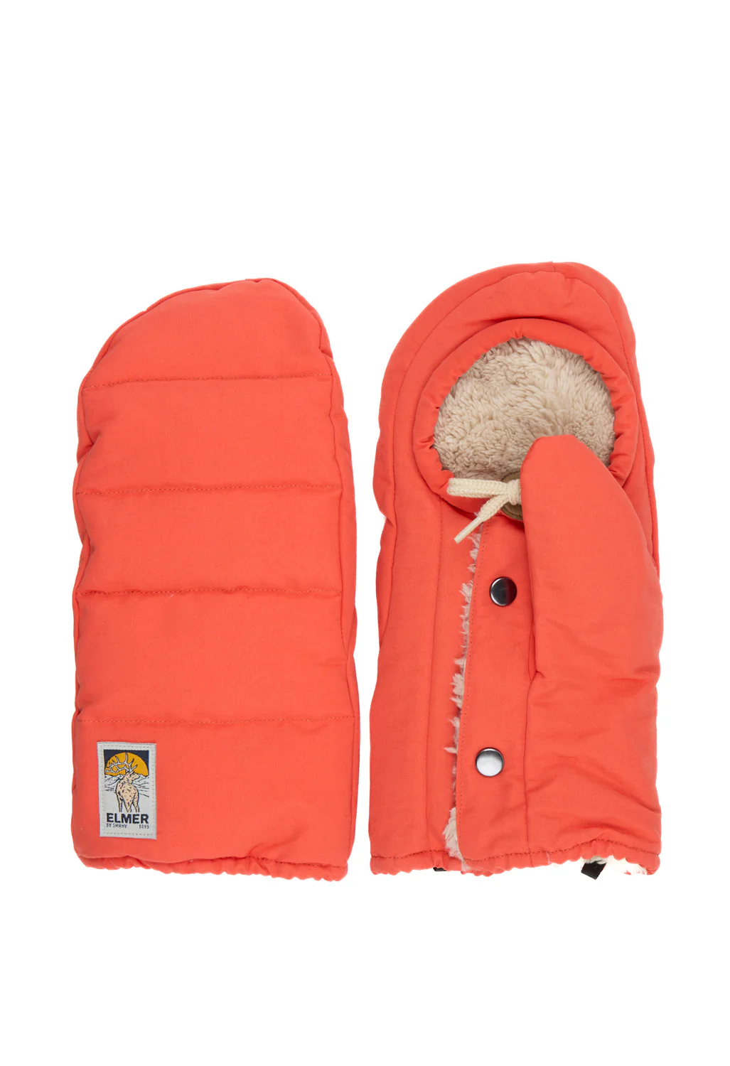 Elmer Cover Down Mittens - Orange - Image 3