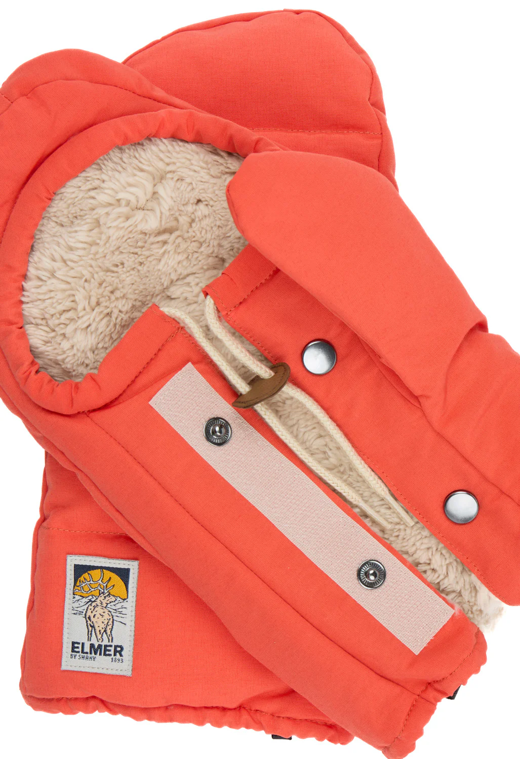 Elmer Cover Down Mittens - Orange - Image 4